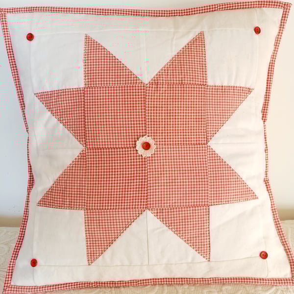 Xmas Patchwork Cushion cover
