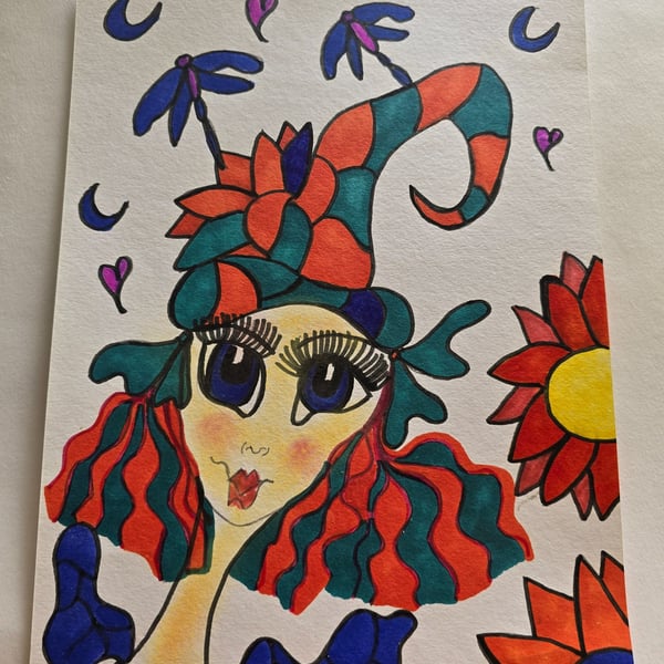 Fairy Witch Drawing 