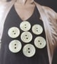  15mm 24L Imitation Mother of pearl, French bevelled design - Image 1