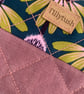 Handmade quilted boxy toiletry, makeup pouch - Image 5