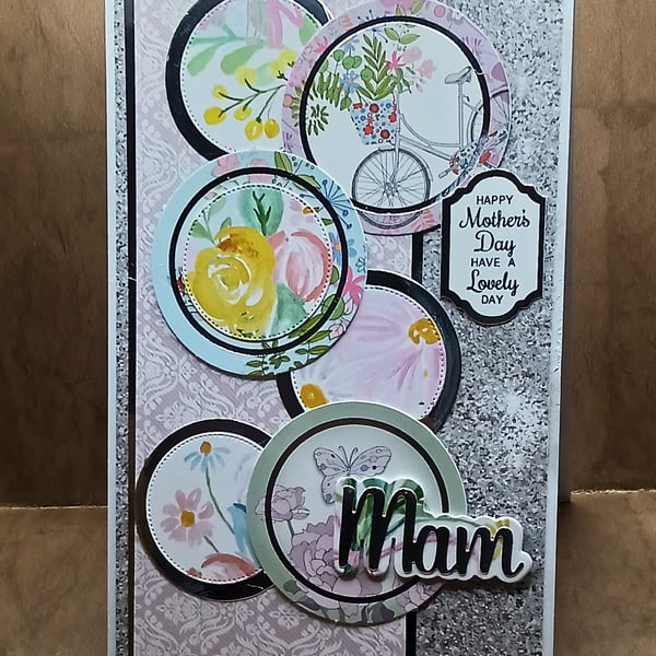 Flowers for Mothers Day card
