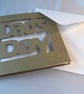 Father's Day Cards on white or brown kraft card with envelope, insert, cello bag - Image 9