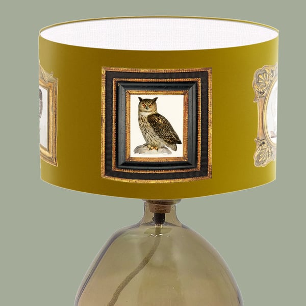 Owl Fine Art Lampshade - Owl Print Classic Lampshade 