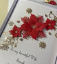 Personalised Christmas Card Gift Boxed Wife Daughter Mum Dad Any Message  - Image 6