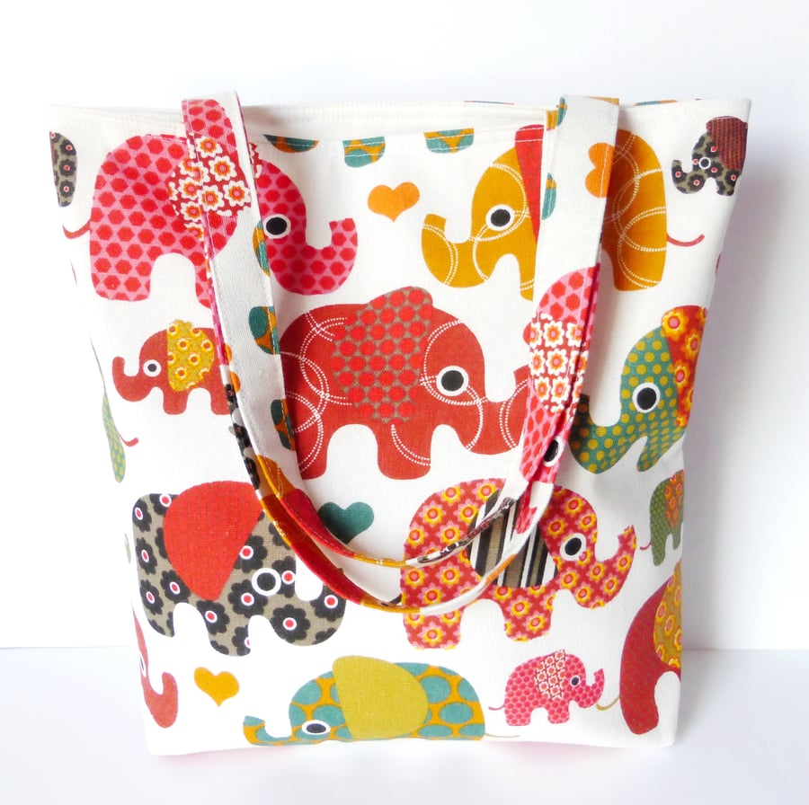 Tote Bag, Elephants