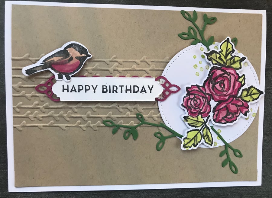 Birthday "Petal Palette" Card