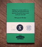 Single A6 ‘Walking’ pocket log book with typographic design cover - Image 2