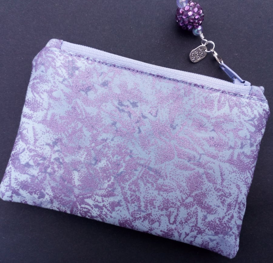 Lilac coin purse 117E