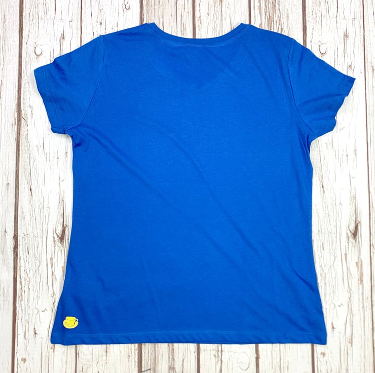 Royal blue t shirt design sales