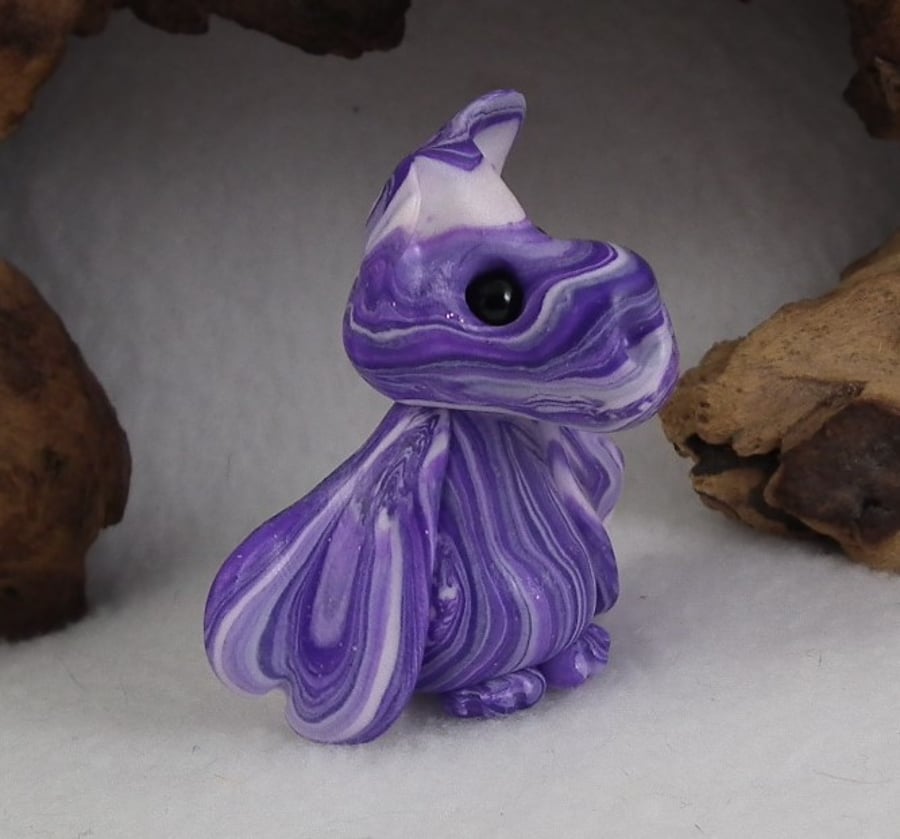Tiny Elemental Dragon 'Holden' OOAK Sculpt by artist Ann Galvin Gnome Village