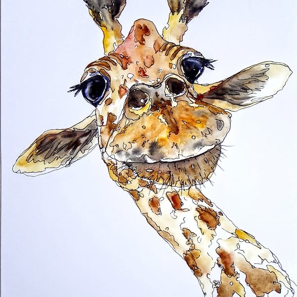 Giraffe, Original Painting