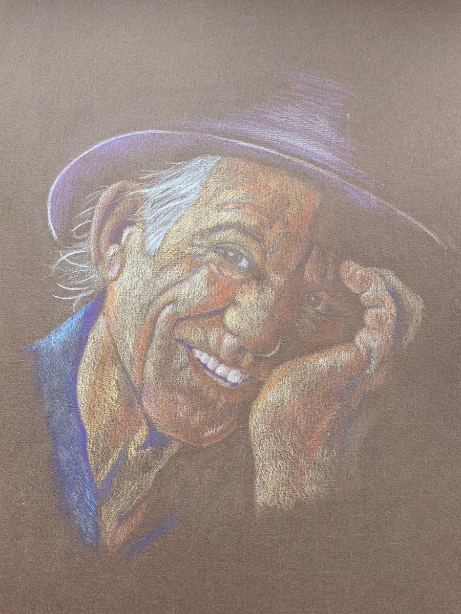A portrait of Keith Richards
