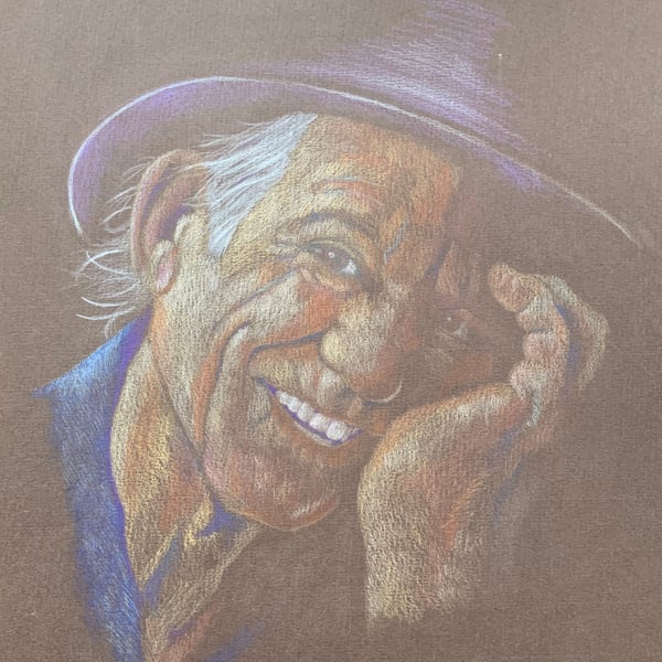 A portrait of Keith Richards