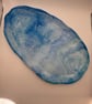 Eco resin large irregular shaped trinket tray