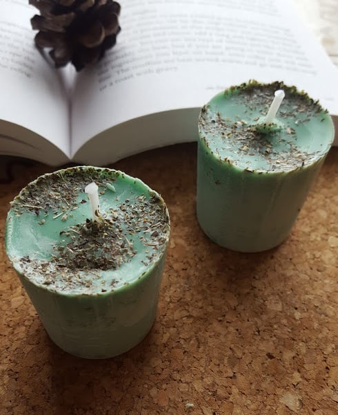 Handmade Cleansing sage scented candles