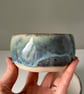 Handmade small ceramic bowl, ceramic snack bowl, wabi sabi bowl - Image 4