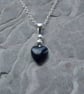 Valentine’s Gift - Black onyx heart pendant on sterling silver chain - Image 7