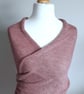 Large Alpaca Wrap, Shawl, Triangular - Image 4