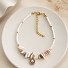 Handmade Natural Shell Coastal Anklet