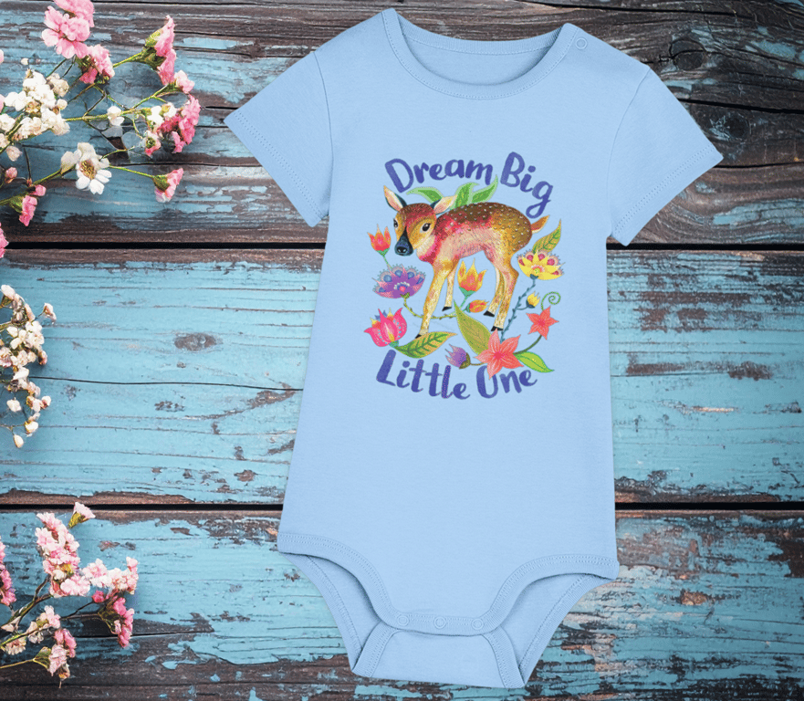 Fawn Babygrow – Blue