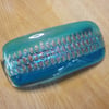 Handmade glass hair clip barrette - mermaid