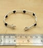 Hypersthene cuff bracelet. Gemstone wire wrap - Image 4