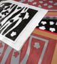 LIMITED EDITION SILK VISCOSE DEVORE VELVET SCARF - Image 8