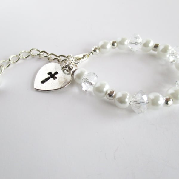 Christening, Baptism & First Holy Communion Bracelet