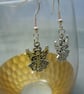 Silver tone Angel charm Earrings - Image 3