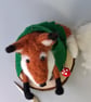 Needle Felted whimsical Fox - Woollen Decoration  - Image 5