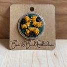 Sunflowers Embroidery Brooch