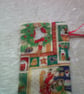 7.5 inch Christmas Themed Squares Stocking - Image 4