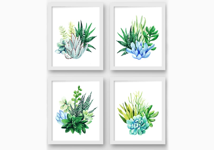 Botanical wall prints, Plant wall prints, Exotic plants wall decor