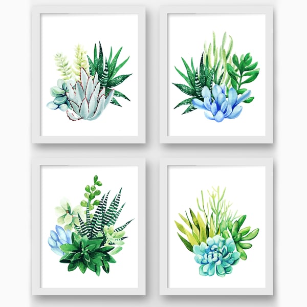Botanical wall prints, Plant wall prints, Exotic plants wall decor