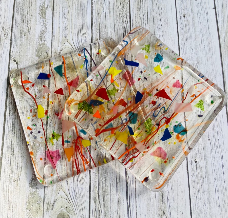 Fused Glass Coasters