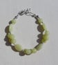 Lemon Jade Gemstone Beaded Chakra Bracelet "Bridget" - Image 6