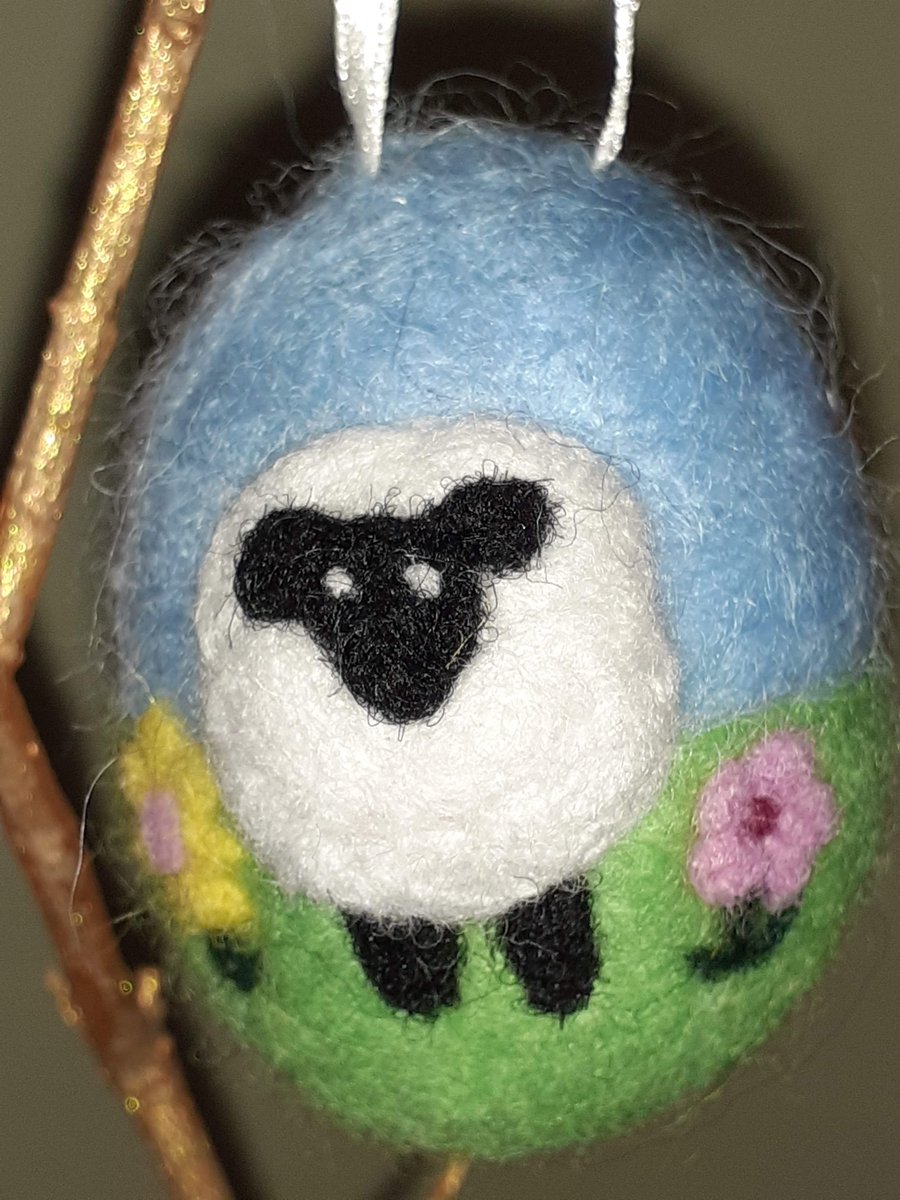 Needle Felted Easter Egg