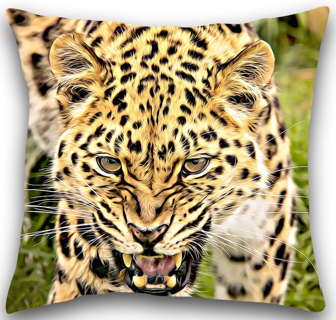 Leopard Cushion Leopard pillow 