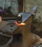 Blacksmith made seahorse style keyring - Image 5