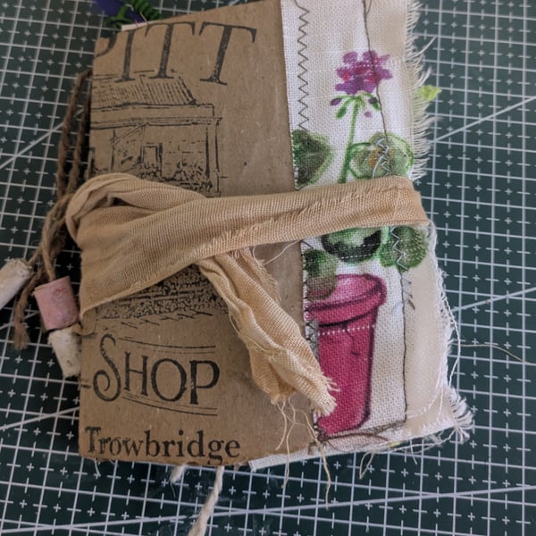 Cute recycled paper bag journal