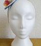 Handmade Fascinator 'Raspberry' - Image 2