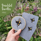 Beautiful Bundle for Bee Lovers, handmade hanging decorations and coaster set