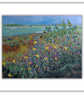 Scottish landscape - coast - wildflowers - acrylics - ready to hang
