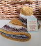 Designer Fairisle 90% % 100% Merino Wool Booties 3-9 months size - Image 6