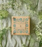 Heirloom Wooden Flower Press in Folksy Floral - Botanical Press - Herbarium Pres - Image 2