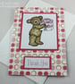 Cute teddy Thank you card - Image 2