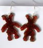 brown bear earrings - Image 3