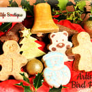 Christmas Suet Bird Treat Gift Box, Festive Wild Bird Feeder Set, Novelty Gift