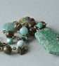 Tribal Dance African Turquoise, Amazonite & Labradorite Necklace - Image 5