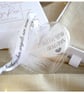 With You Always Memorial Feather Bauble, Heart Glass Christmas Ornament, Remembr - Image 3